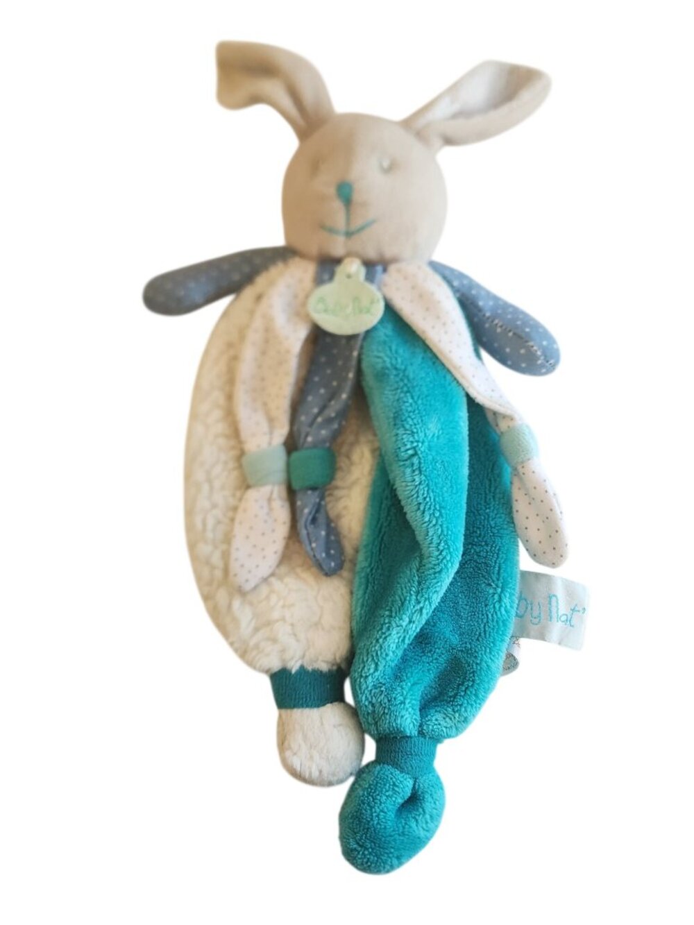 Baby Nat' Poupi Rabbit Lovey (Doudou Lapin), part of the "Poupi" collection